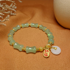 Elegant Natural Stone Bracelet - Ethnic Style Harmony for Men & Women