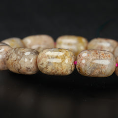 Vintage Natural Agate Beaded Bracelet for Grounding, Stability, and Emotional Balance