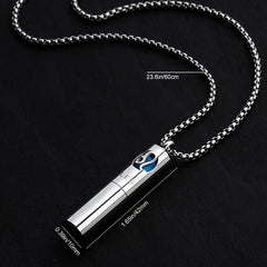 12 Constellation Series Creative Fragrance Necklace - Silver-Tone Perfume Pendant for Emotional Balance & Spiritual Harmony