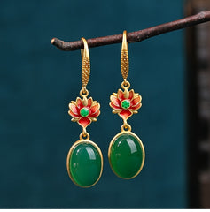 Vintage Gold-Plated Butterfly Tassel Earrings for Daily Elegance & Spiritual Harmony