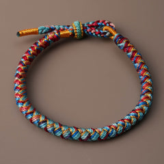 Bohemian Ethnic Bracelet - Colorful Rope Design for Harmony & Joy