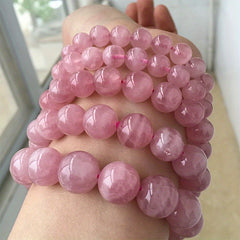 Women's Elegant Crystal Bracelet - Large Beads for Spiritual Harmony & Everyday Elegance