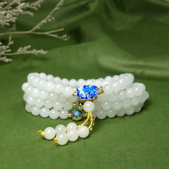 108-Bead Wrap Bracelet - Beach Party Energy & Dance Event Harmony