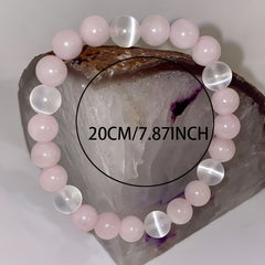 Abundance Bracelet - Pink & Cat's Eye Stone for Wealth & Protection