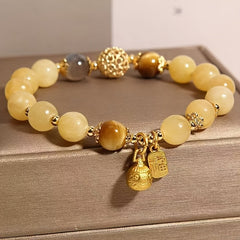 Vintage Citrine Harmony Bracelet — Abundance & Confidence Boosting Crystal Jewelry
