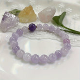 Natural Amethyst & Jasper Beaded Bracelet: Bohemian Elegance for Balance & Spiritual Energy