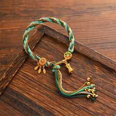 Tibetan Colorful Beaded Bracelet — Energy Harmonizing & Lucky Charm Jewelry