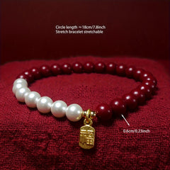 Cinnabar Bracelet - Energetic Protection & Prosperity Talisman for Couples