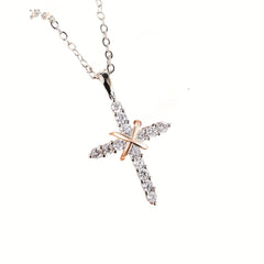 Fashion Cross Pendant Necklace for Women - Spiritual Protection & Elegant Style