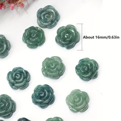 Natural Stone Rose Pendant Necklace – Symbol of Love & Natural Harmony