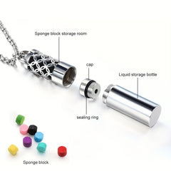 Aromatherapy Diffuser Necklace - Unisex Perfume Pendant for Energy Balance & Spiritual Harmony