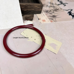 Vintage Chinese Lion Beaded Bracelet - Bohemian Style with Red & Clear Beads for Harmony & Prosperity