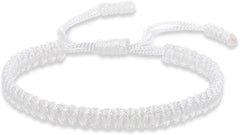 Colorful Tibetan Buddhist Bracelets - Handmade Braided Rope for Protection & Family Harmony