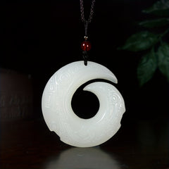Imitation Artificial Jade Necklace - Lucky Turning Point for Couples Gift