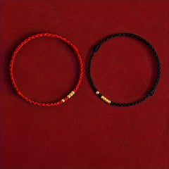 Bohemian Red Cord Bracelet - Lifetime Luck & Energy Harmony