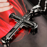 Stainless Steel Cross Pendant – Modern Energy for Daily Wear