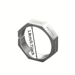 Adjustable "Hope" & "Faith" Virtue Ring — Inspirational Copper Jewelry for Teenage Growth & Spiritual Resilience