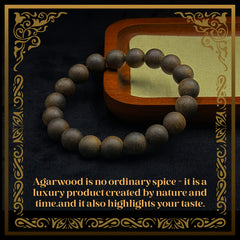 Agarwood Kyara Bracelet - Natural Aromatherapy & Spiritual Harmony