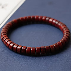 Sandalwood & Purple Sandalwood Bracelet - Handmade Energy Healing Jewelry for All Seasons