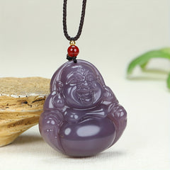 Imitation Jade Purple Character Pendant — Symbol of Inner Renewal and Inherited Wisdom