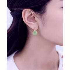 Elegant Earrings with 18K Gold Plating - Daily Wear for Spiritual Harmony & Emotional Balance