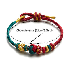 Tribal Royal Dimple Knot Braided Bracelet – Symbol of Love & Friendship Energy