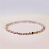 4mm Elegant Natural Beaded Bracelet - Chinese Style Colorful Beads for Daily Wear & Energy Balance
