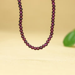 Purple Crystal Bead Bracelet for Women, Multi-Strand Spiritual Jewelry
