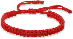 Colorful Tibetan Buddhist Bracelets - Handmade Braided Rope for Protection & Family Harmony