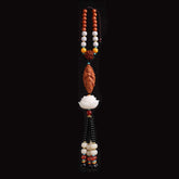 Sacred 3D Lotus Pendant Guanyin Blessing Charm for Home & Car Attract Peace, Protection & Prosperity Wherever You Hang It