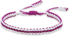 Colorful Tibetan Buddhist Bracelets - Handmade Braided Rope for Protection & Family Harmony