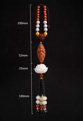 Sacred 3D Lotus Pendant Guanyin Blessing Charm for Home & Car Attract Peace, Protection & Prosperity Wherever You Hang It