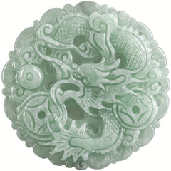 Natural Stone Dragon Pendant Necklace — Energetic Protection & Spiritual Harmony Unisex Accessory