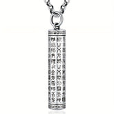 Vintage Rotatable Amulet Pendant for Scriptures & Ashes - Auspicious Energy Enhancer