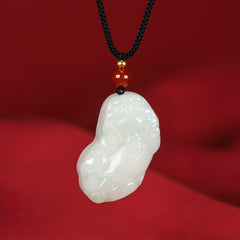 Vintage Pixiu Jade Pendant for Wealth, Protection, and Lucky Chi