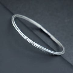 3mm Braided Stainless Steel Cable Bracelet - Minimalist Waterproof Design for Daily Protection & Energy Balance