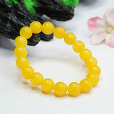5A Yellow Crystal Bracelet - Wealth Attraction & Meditation Energy for Daily Wear