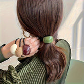 3pcs Mixed Color Hair Ties - Color Energy with French Minimalist Elegance