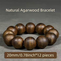Vintage Buddhist Beaded Bracelet: High-Density Beads for Men's Spiritual Energy