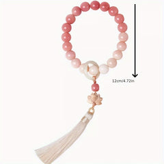 Pink Bodhi Root Bracelet Harmony Love Energy Balance Gift