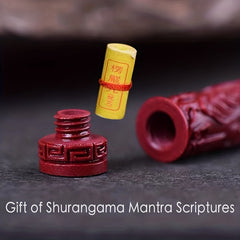 Cinnabar Zodiac Dragon Openable Pendant - Lucky Peace & Harmony Energy Jewelry