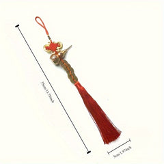 Pure Copper Bagua Gourd & Five Emperor Coins Amulet — Feng Shui Talisman for Protection, Wealth & Harmonious Energy