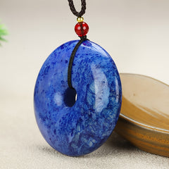 Bohemian Cosmic Galaxy Stone Pendant for Spiritual Intuition, Emotional Healing, and Unisex Style