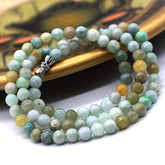 Natural Stone Beaded Necklace – Harmony & Balance in Boho Style