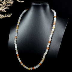 Natural Stone Dual-Purpose Bracelet Necklace Light Luxury Ink Painting Maple Leaf Energy & Versatility