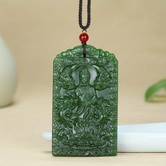 A Dragon and Guanyin Double-Sided Pendant: For Days When You Need Both Grounding and a Clear Path Forward