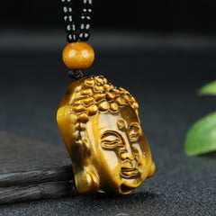 Natural Tiger Eye Necklace - Elegant Pendant for Protection & Prosperity Energy