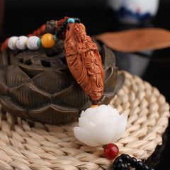 Sacred 3D Lotus Pendant Guanyin Blessing Charm for Home & Car Attract Peace, Protection & Prosperity Wherever You Hang It