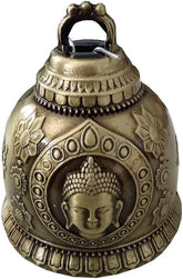 Vintage Feng Shui Elephant Buddha Wind Chime – Harmony, Luck & Blessings Buddha Pisces Peacock Bell Good Luck