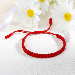 Red Protection Pulsera - Handmade Red String Bracelet for Spiritual Energy & Luck